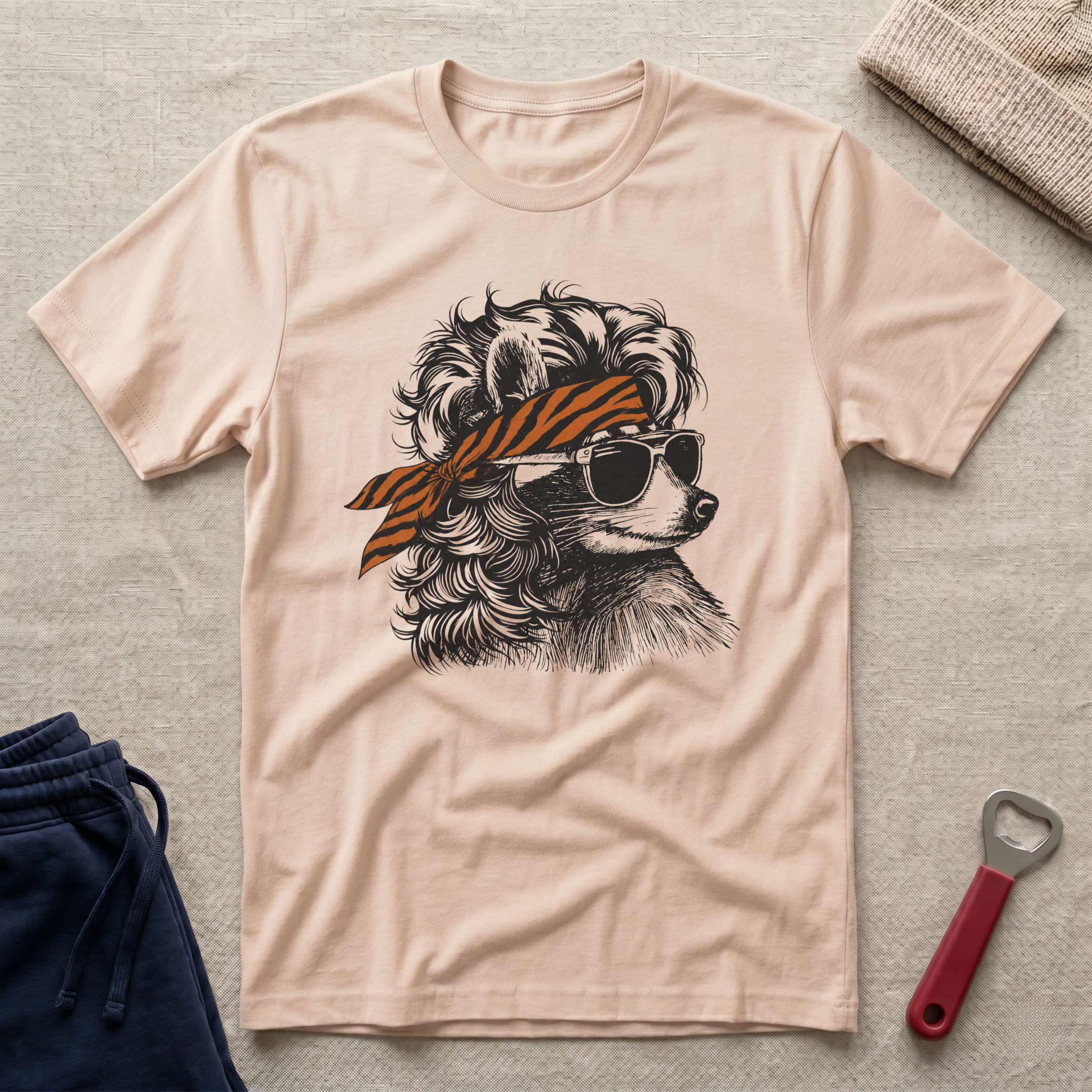 Cincy, Coon Bandana T-Shirt