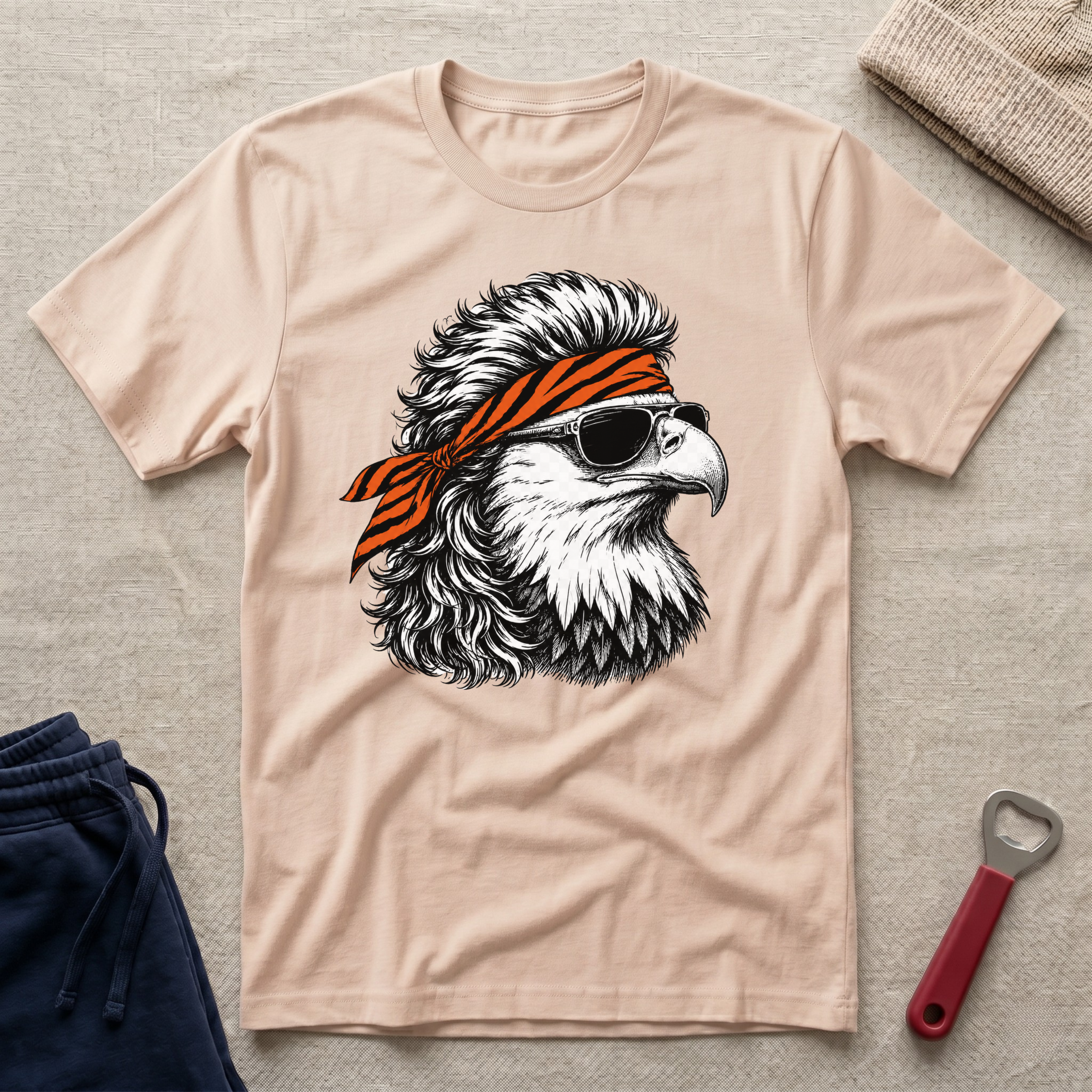 Cincy, Eagle Bandana T-Shirt