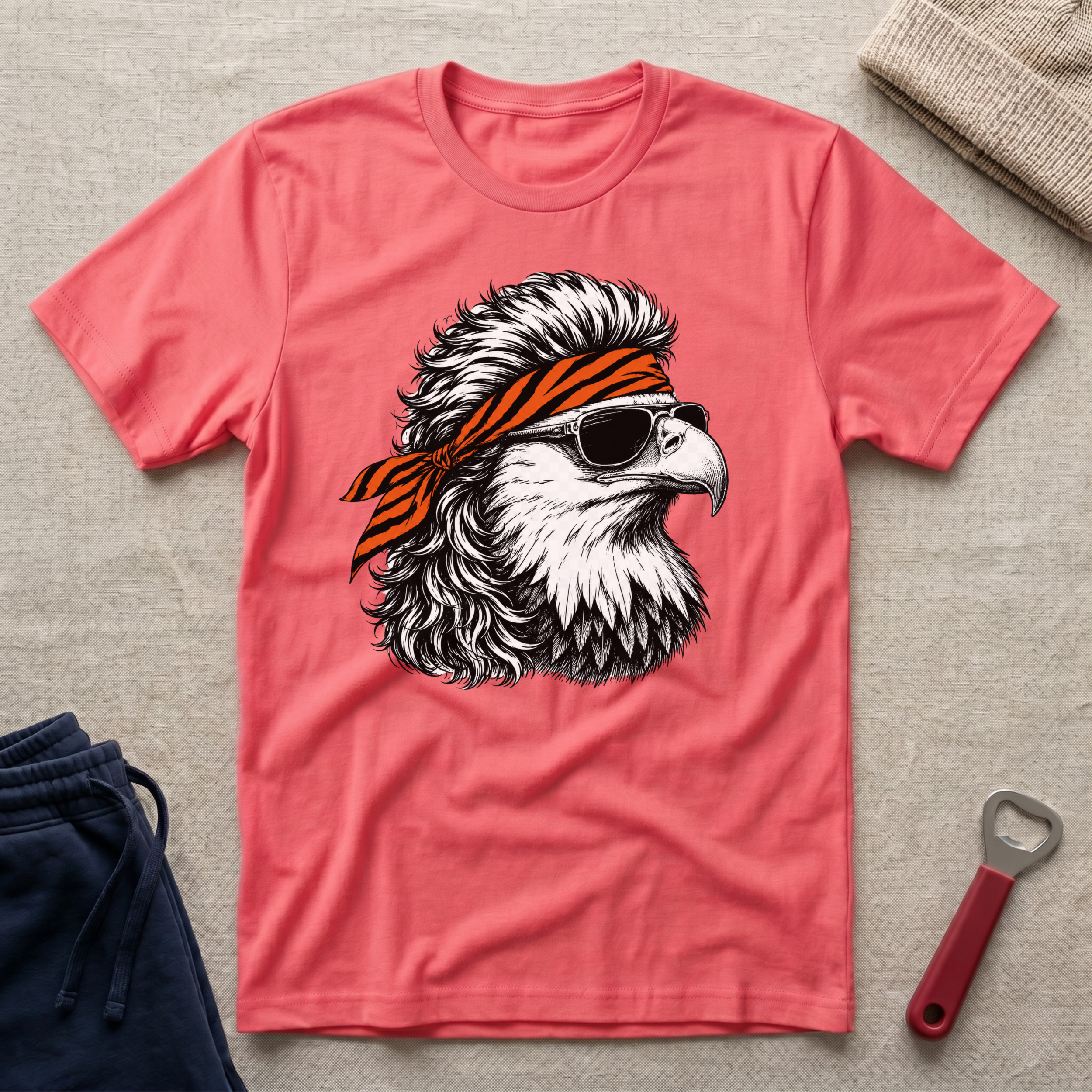 Cincy, Eagle Bandana T-Shirt