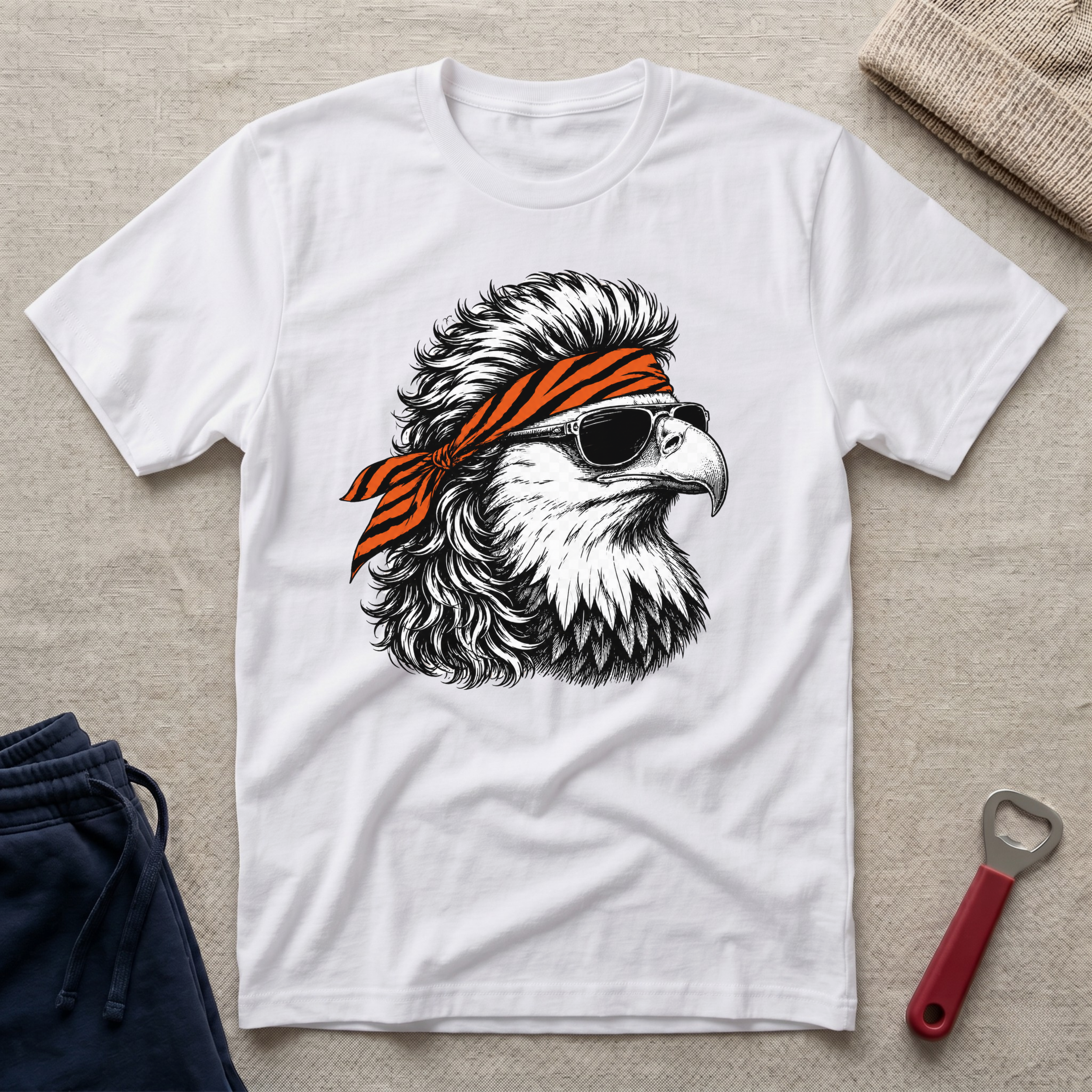 Cincy, Eagle Bandana T-Shirt
