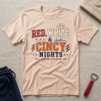 Red, White, Cincy Nights T-Shirt