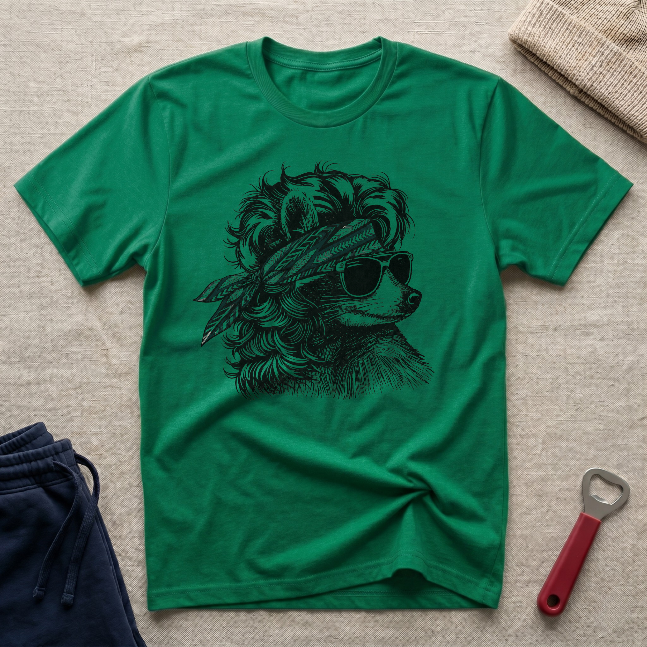 Eagle, Coon Bandana T-Shirt