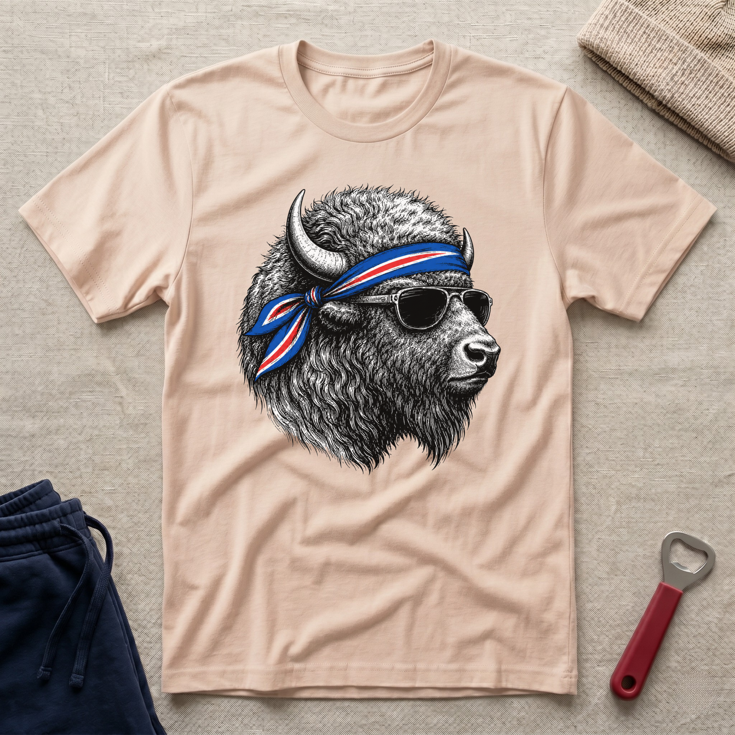Buffalo Bandana T-Shirt
