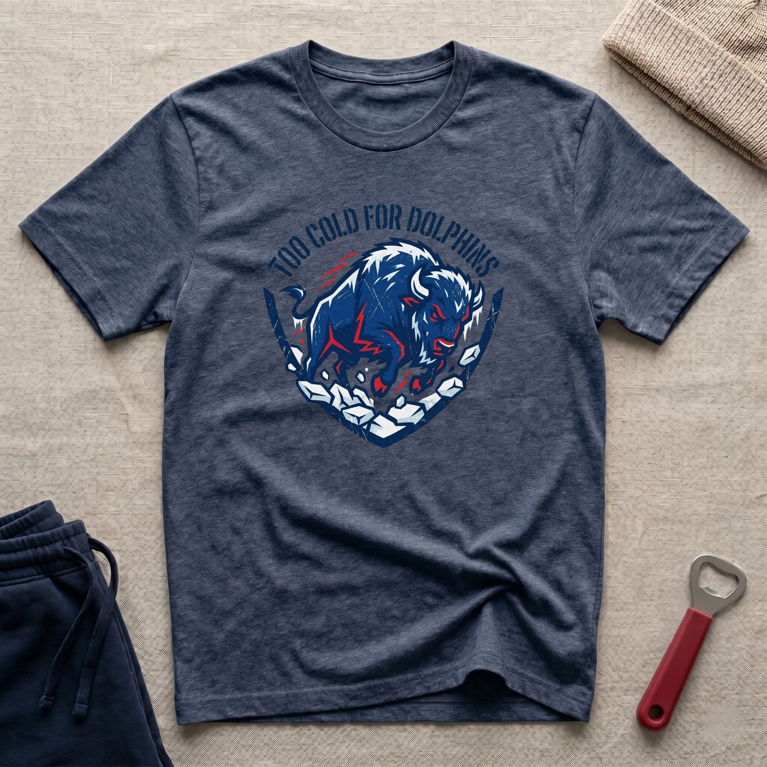 Too Cold For Dolphins T-Shirt