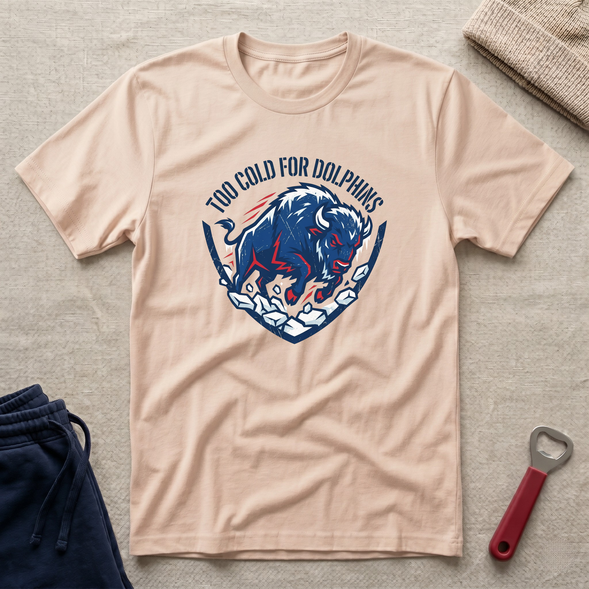 Too Cold For Dolphins T-Shirt