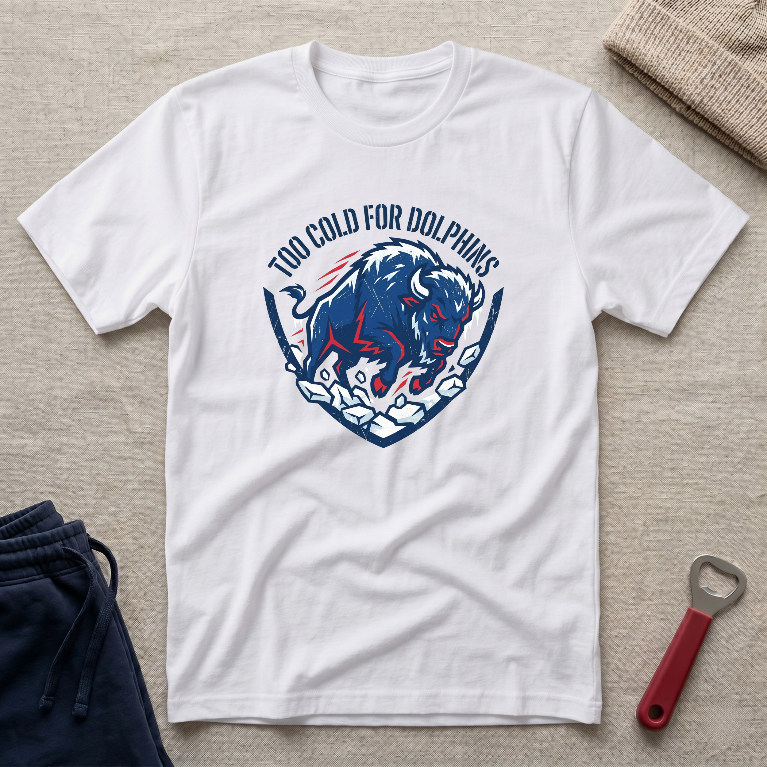 Too Cold For Dolphins T-Shirt