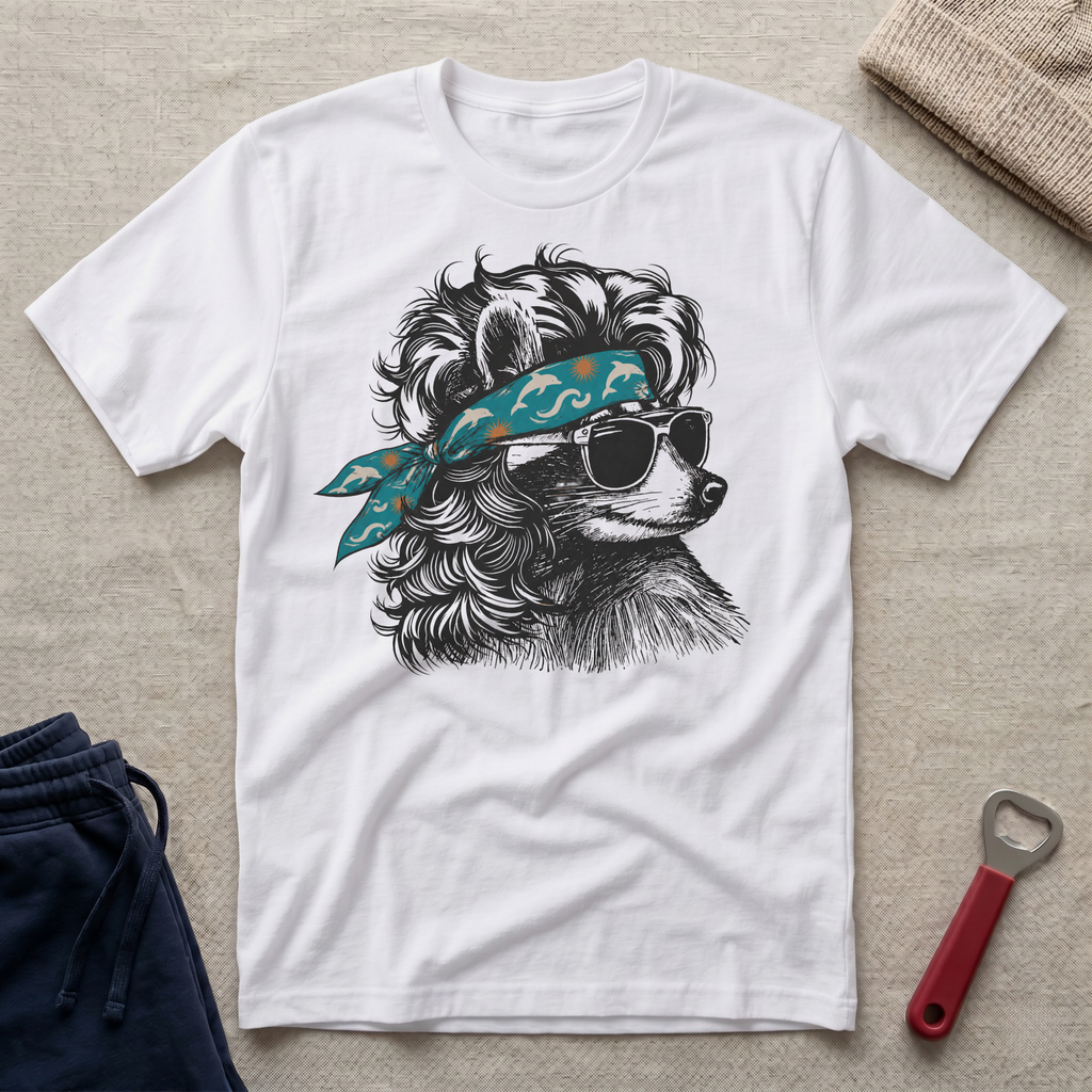 Coon, Dolphin Bandana T-Shirt