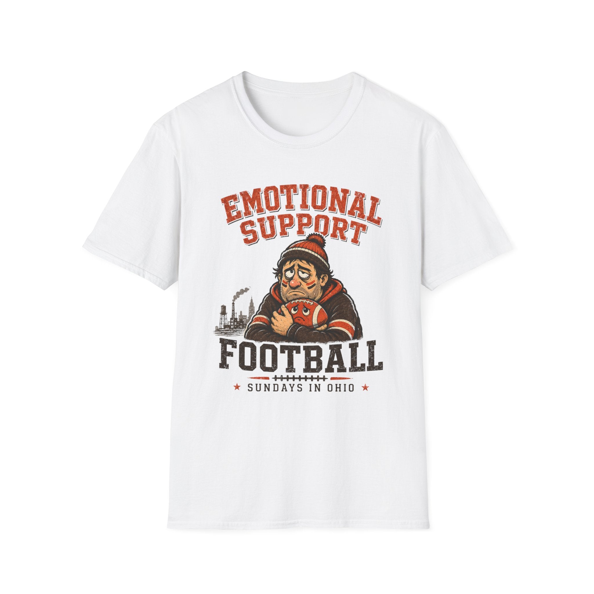 Emotional Support Football T-Shirt