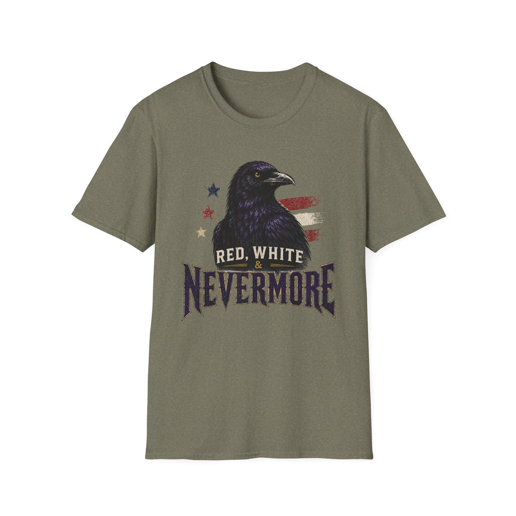 Red, White and Nevermore T-Shirt
