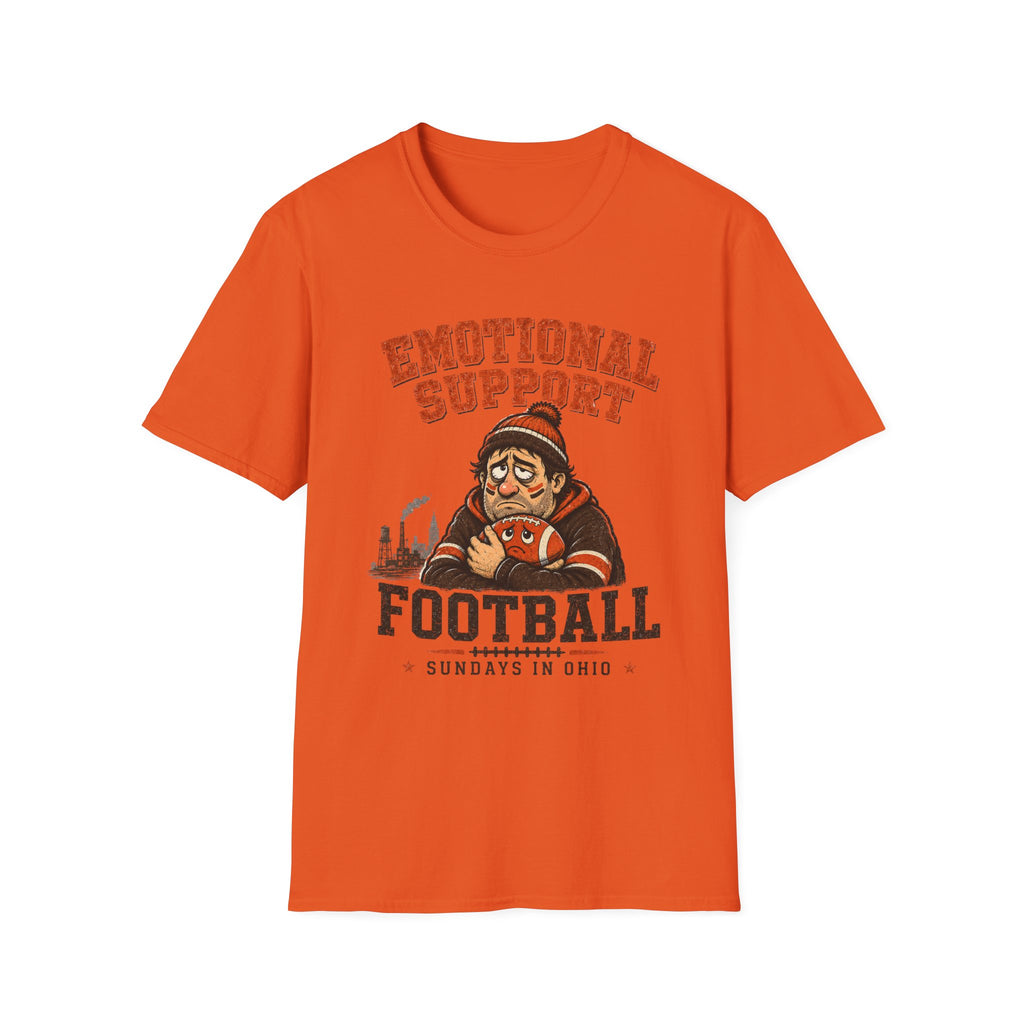 Emotional Support Football T-Shirt