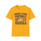 Cheese, Flags, Football T-Shirt