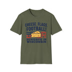 Cheese, Flags, Football T-Shirt