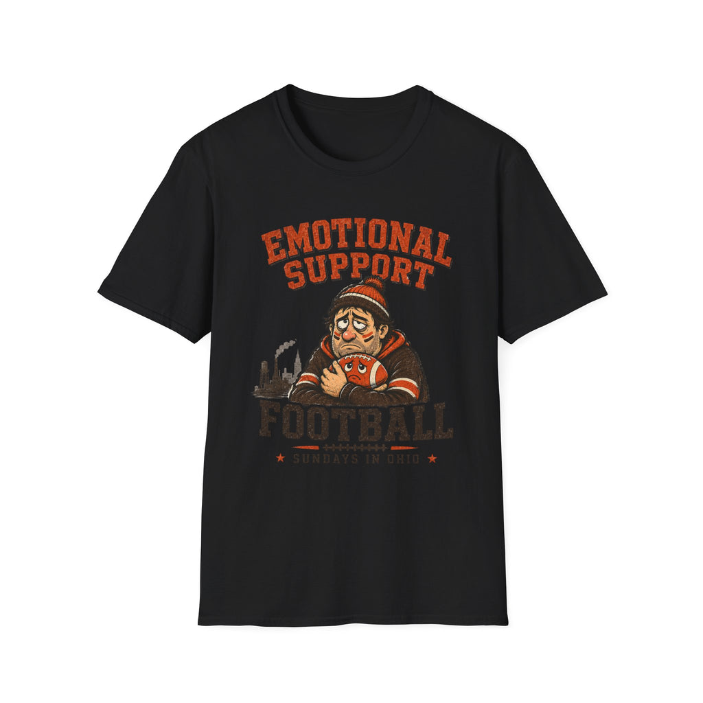 Emotional Support Football T-Shirt