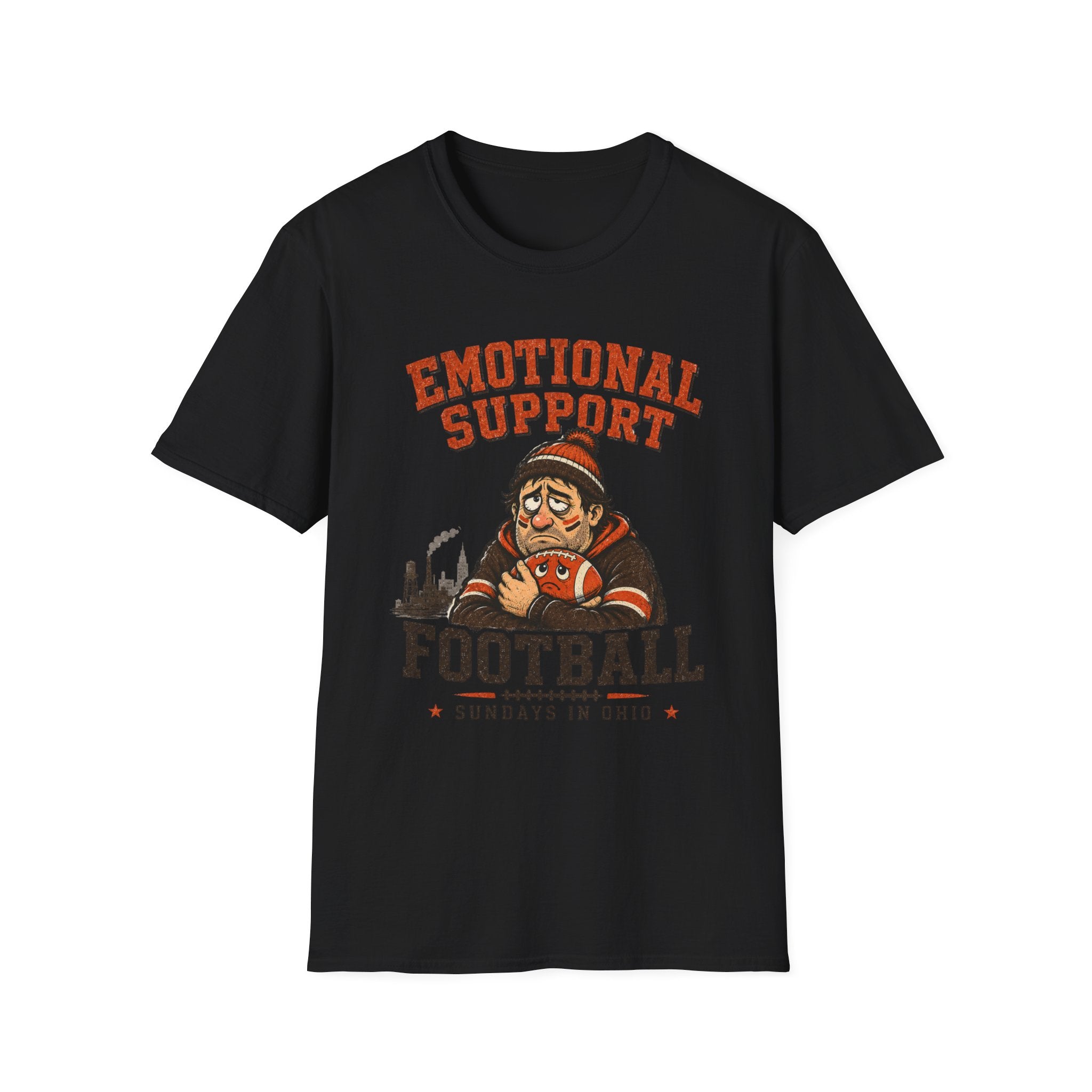 Emotional Support Football T-Shirt