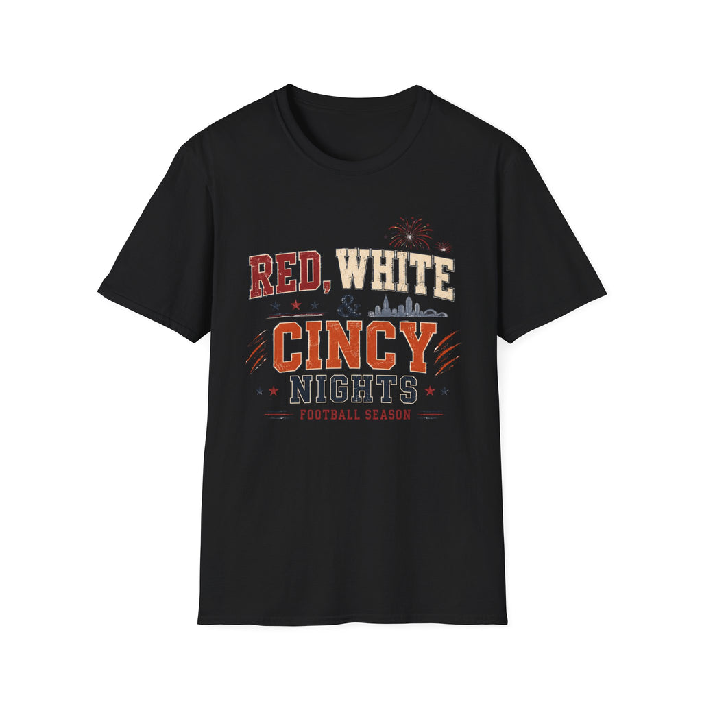 Red, White, Cincy Nights T-Shirt