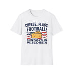 Cheese, Flags, Football T-Shirt