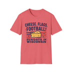 Cheese, Flags, Football T-Shirt