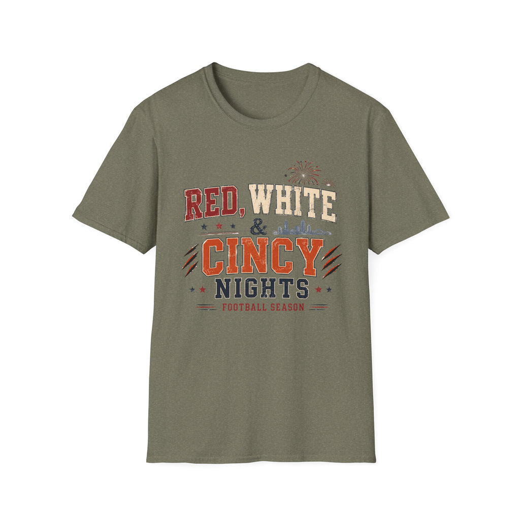 Red, White, Cincy Nights T-Shirt