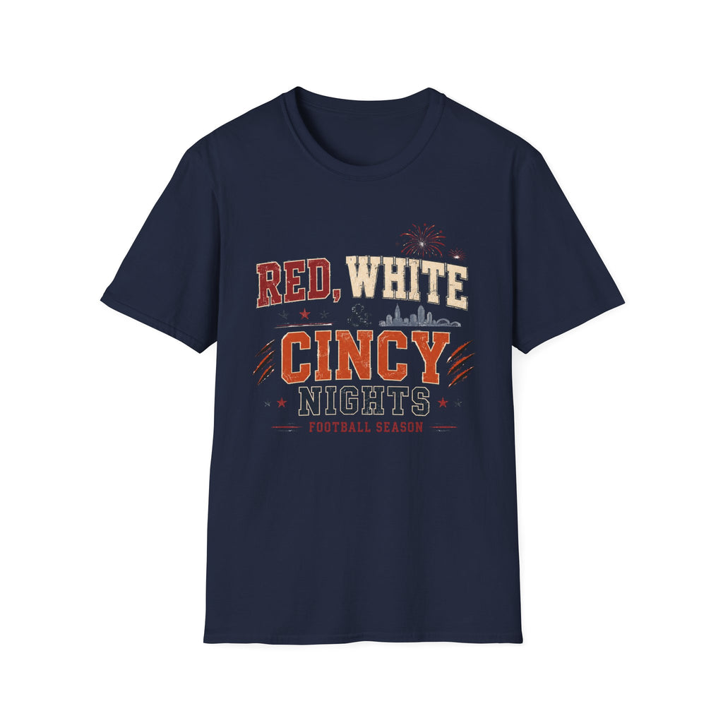 Red, White, Cincy Nights T-Shirt