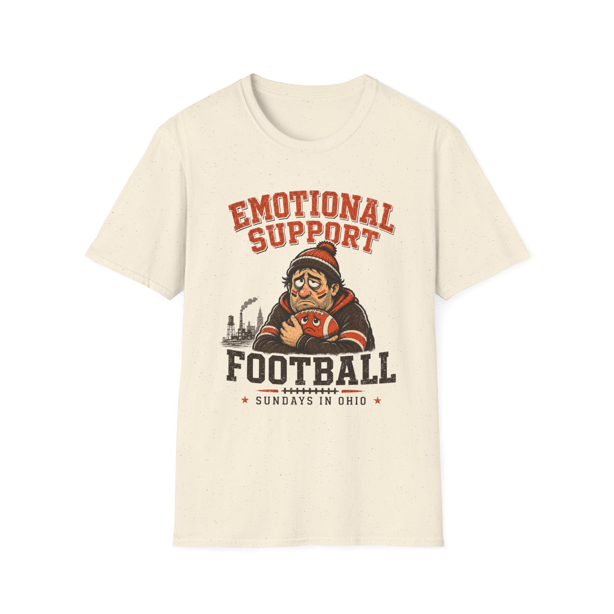 Emotional Support Football T-Shirt