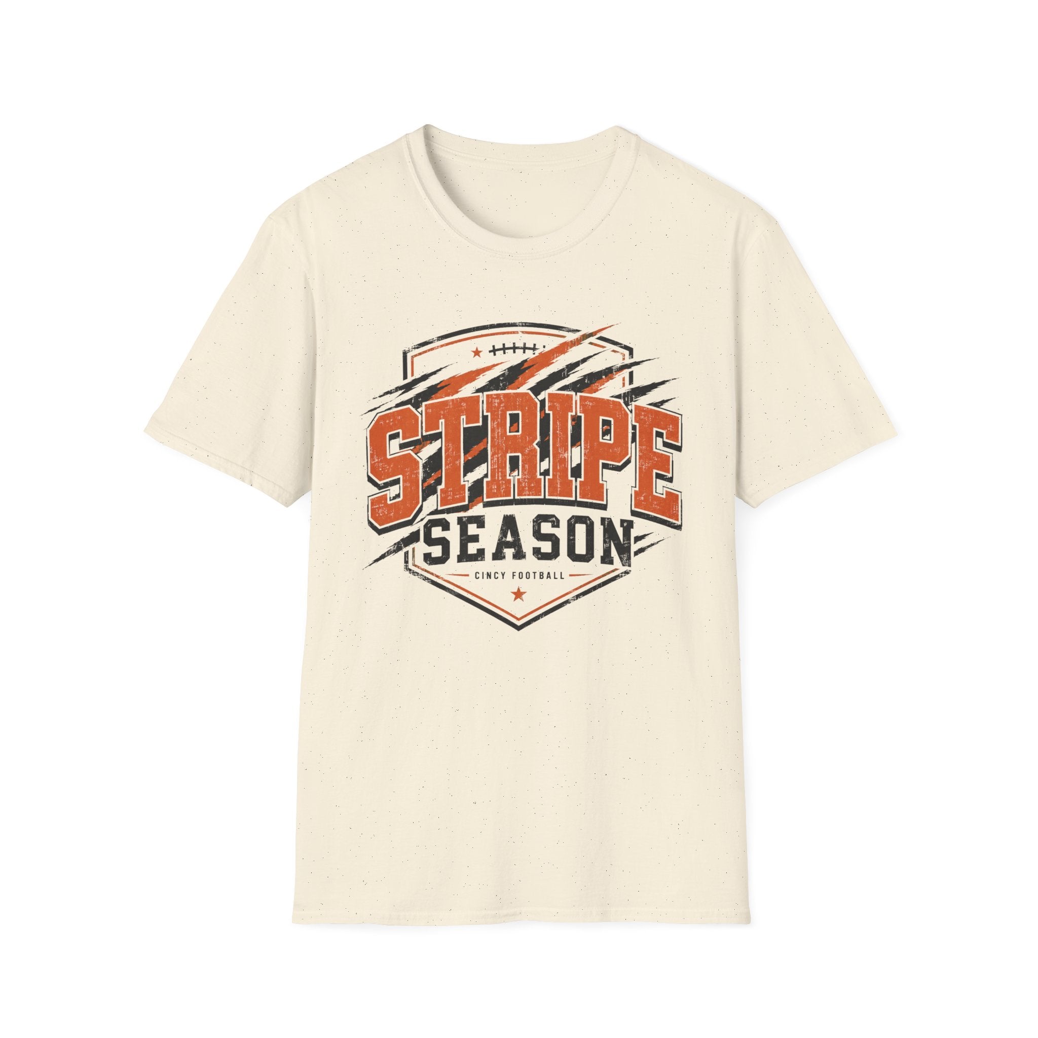 Stripe Season Badge T-Shirt